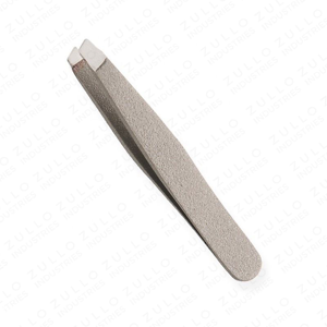 Custom Label Stainless Steel Slanted Eyebrow Tweezers Premium Beauty <b>Makeup</b> <b>Tool</b> Precision Grooming Professional Use - Product Image 5