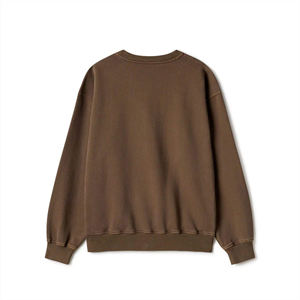 Sweat-shirt pour homme sans capuche, style streetwear, doublure polaire, impression numérique 3D, lavable, en tissu éponge, vêtements d'hiver, fabrication OEM sur mesure - Product Image 2