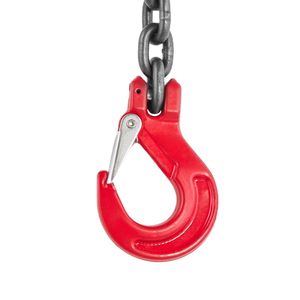 Eslinga de Cadena de Acero Aleado G80 de Alta Resistencia, 1/4 x 5 pies, con 4 Ganchos de Agarre, Capacidad de Elevación de 6600 LBS, 1/4 x 5 pies, 4 Ganchos de Agarre - Product Image 3