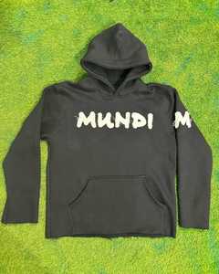 เสื้อฮู้ดกันหนาวของผู้ชายปรับแต่งได้ตามต้องการเสื้อฮู้ดกรดซักได้แผ่นปะติดเย็บริมผ้าดิบเย็บขอบกันแดดซีดจาง - Product Image 1