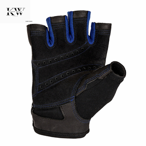 Fitness, Weight Lifting, Cycling, Sports, Workout Gym Gloves Workout Weight Lifting High Quality Half-<b>Finger</b> Leather Gym Gloves - Product Image 2