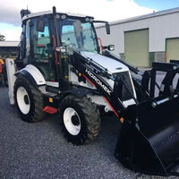 Hidromek Baggerlader Diesel-Radlader Hydraulischer Frontlader für Bau- und Landwirtschaftsarbeiten