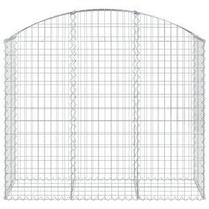 Panier gabion galvanisé argenté 59,1 x 19,7 x 55,1 po en treillis métallique - Product Image 3