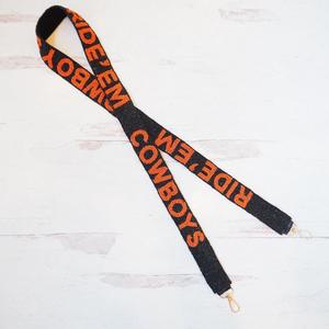 Ceintures perlées faites à la main de haute qualité COWBOYS Iqra Creation pour sacs de jour de match avec motifs Red Raiders, longueur personnalisée - Product Image 1