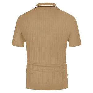 Polo homme à manches courtes avec logo personnalisé, respirant, de qualité supérieure, design personnalisé, en vente - Product Image 2