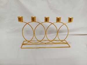 Festive Iron Candlestick Romantic Candlelight Home Decoration Metal Candlestick <b>Wedding</b> <b>Candle</b> Holder - Product Image 3