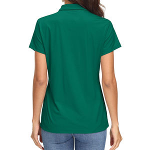 Polos Personalizados para Mujer, de Alta Calidad, Casuales, de Verano, Transpirables, Diseño Simple, Color Liso - Product Image 6