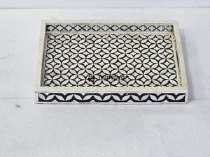 Bandeja de Servir de Lujo Hecha a Mano con Incrustaciones de Hueso, Adorno Decorativo para Mesa de Centro, Estilo Premium para el Hogar por Tradebyd - Product Image 6