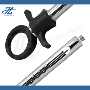 Jeringa dental autoaspirante con cánula de seguridad manual de acero inoxidable, mango ergonómico, certificación CE Clase I, fabricada en Pakistán - Product Image 4