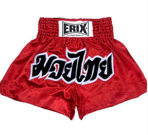 Shorts de Muay Thai pour hommes de bonne qualité, logo personnalisé, sublimation, coupe ajustée, pour adultes, kickboxing et Muay Thai - Product Image 5