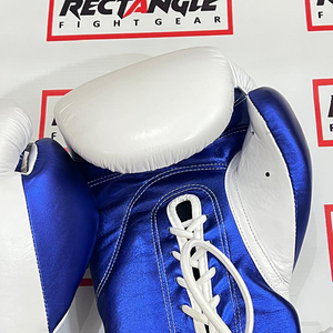 Guantes de Boxeo Personalizados No Boxing No Life de Cuero Genuino para Entrenamiento y Sparring con Cierre de Gancho y Cordones - Product Image 5