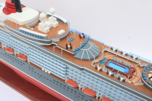 Modèle de bateau en bois Queen Elizabeth, décoration écologique pour la maison par MS, artisanat de haute qualité, cadeau original, prix imbattable - Product Image 4
