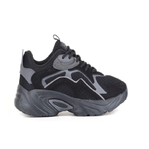 Chaussures de jogging Shadow Black pour hommes, basses, à lacets, chaussures de sport respirantes, semelle flexible - Product Image 2