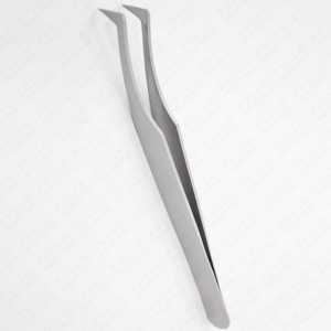 Pinzas de Acero Inoxidable Duraderas para Volumen Ruso de Pestañas, Herramienta para Crear Abanicos, Color Plata, 12 y 14 cm, Venta al por Mayor con Marca Privada - Product Image 2