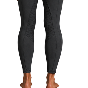Pantalon d'équitation pour femmes, noir charbon, taille haute, extensible, leggings d'équitation professionnels, culotte d'entraînement avec poche - Product Image 3