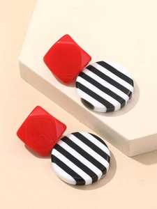 งานฝีมือเรซิ่น ต่างหูสีสันสดใส ต่างหูแฟชั่น ต่างหูอินเทรนด์ - Product Image 2