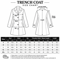 Manteau long sur mesure noir jais à double boutonnage, structuré, en poly durable, de haute qualité