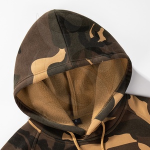 Sweat à capuche camouflage style 2022 pour la chasse, vente chaude d'hiver, sweat à capuche en molleton de coton personnalisé à manches longues pour hommes - Product Image 2