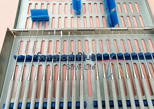 Juego de 19 Piezas de Microdisectores Rhoton Expandidos con Bandeja de Esterilización Gratuita, Instrumentos Médicos de Neurocirugía de Acero Inoxidable - Product Image 4