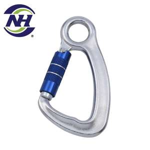 อุปกรณ์ความปลอดภัยในการทำเหมืองตะขอเกี่ยวคาราบิเนอร์เหล็กกล้าทนแรงดึงสูง23kn/5171LBS - Product Image 3