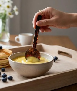 Resin Serving Spoon Stylish Durable Food Grade Utensil for <b>Buffet</b> Restaurant Hotel and Home Dining - Product Image 2