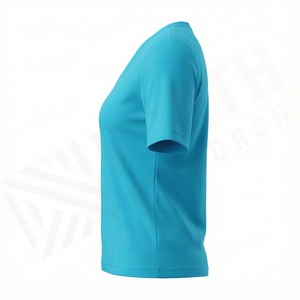 T-shirt col V pour femme, manches longues, 100% coton biologique de luxe, pré-rétréci, coupe durable de qualité supérieure, couleur personnalisable - Product Image 3