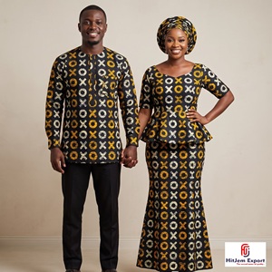 Wholesale Premium African Wax Print Cotton Fabric Ankara Textile Custom Printed OEM ODM Manufacturer Manufacturing Factory - Product Image 6