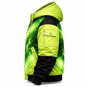 Wholesale Custom Printed Bomber <b>Jacket</b> Men Women Lightweight Windproof Street Fashion OEM Factory Price Apparel Manufacturer - Product Image 3