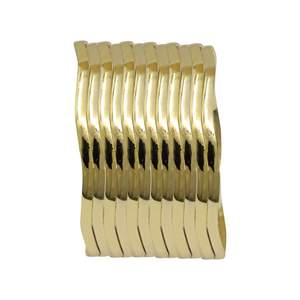 Wholesale 14K18K24K <b>Gold</b> Brass 3 MM Plain Zig Zak <b>Bangles</b>, Indo-Western <b>Bangles</b>, Fashion <b>Bangles</b> <b>Gold</b> Filled Jewelry Oro Joyeria - Product Image 3