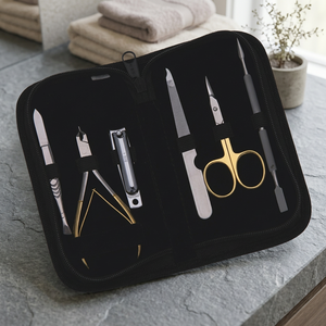 Ensemble de manucure en acier inoxydable, kit professionnel pour la coupe et l'entretien des ongles - Product Image 4