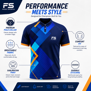 Custom Sublimated Men's <b>Sports</b> <b>Polo</b> Shirt Quick Dry Moisture Wicking Breathable Athletic Golf Tennis Team Uniform Jersey Top - Product Image 5