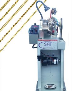 เครื่องทำสร้อยทอง SAT Gold Chain 916 สำหรับงานออกแบบแบบคิวบา หลายขนาด เครื่องทำสร้อยอัตโนมัติสำหรับทองและเงิน - Product Image 4