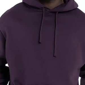 Sweat à capuche personnalisé pour homme, coupe classique, cordon de serrage, grande poche, molleton côtelé, 100% coton, respirant, séchage rapide, décontracté, hiver - Product Image 2