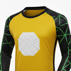 Uniforme de Portero de Fútbol para Adultos, 100% Poliéster, Secado Rápido, Manga Larga, Conjunto de Uniforme de Entrenamiento y Juego, Camiseta de Fútbol - Product Image 3