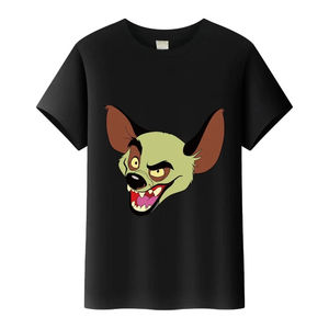 T-shirt à col rond pour filles avec motif hyène du Roi Lion, blanc, ample, pour femmes, hauts d'été pour garçons, chemisiers pour hommes, t-shirts unisexes pour enfants - Product Image 2
