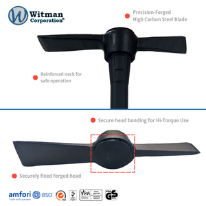 Herramienta de Jardinería Industrial Portátil de 42 cm, de Acero Forjado, Doble Cabeza, para Remover Raíces, Desbrozar, Romper la Tierra y Excavar - Product Image 4