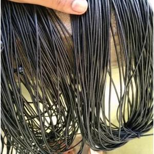 Black Round Metal Wire Roll For <b>Bracelet</b> Making Jewelry Findings Component Eco Friendly <b>Leather</b> Cord For Crafting Home Decor - Product Image 1
