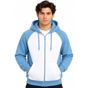 Sudadera con capucha y cremallera completa para hombre, personalizada, moderna, premium, informal, deportiva, fabricante OEM ODM, proveedor mayorista - Product Image 1