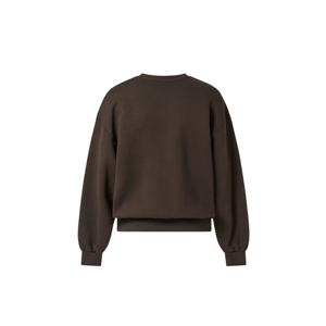 เสื้อสเวตเชิ้ตคอกลมโอเวอร์ไซส์ผ้าเจอร์ซีย์คอตตอน 100% หนานุ่ม สำหรับผู้ชาย รับผลิตแบบ OEM ขายส่ง พร้อมสกรีนโลโก้ตามสั่ง - Product Image 2