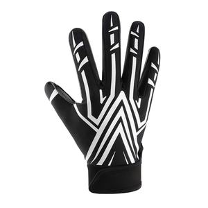 Guantes de Receptor de Fútbol Americano Clásicos Personalizados con Logotipo Serigrafiado, Ecológicos, Duraderos y Ligeros con Cámara de Goma - Product Image 6