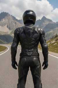 Traje de Motociclismo de Cuero Batman Hecho a Mano con Estampado Digital, Diseño Unisex de Manga Larga para Adultos - Atuendo de Cosplay de Motociclista (Todos los tamaños) - Product Image 2