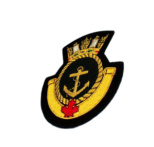 Insignia Bordada con Hilo Dorado de Lujo, Diseño OEM, Hecha a Mano, Ecológica, Libre de Níquel, Último Modelo - Product Image 6