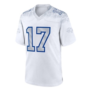 Maillot de football américain 100% polyester à séchage rapide, personnalisé avec le nom et le numéro de l'équipe, de haute qualité, pour hommes et jeunes, maillots de fans de football américain - Product Image 2
