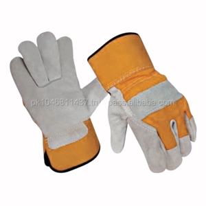 Guantes de Trabajo de Alta Resistencia de Primera Calidad, Fabricados en Canadá, de Piel de Vacuno, Resistentes al Calor, Antideslizantes, con Puño de Seguridad Industrial - Product Image 2