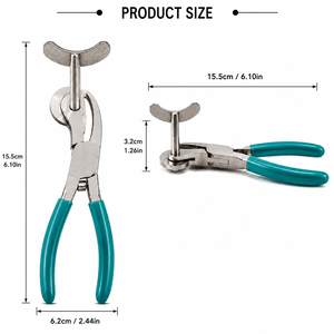 Alicates de acero inoxidable para joyería, corte baguette cónico, para herramientas de engaste de joyas DIY - Product Image 3