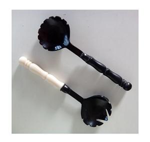 ชุดช้อนสลัดทำจากเขาควายธรรมชาติ จำนวน 2 ชิ้น งานแฮนด์เมด ขายดี ราคาประหยัด - Product Image 1