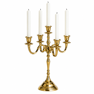 Modern Matte <b>Black</b> Metal Candle Stand 5 Arm Candle Holder Decorative <b>Candlestick</b> For Halloween Christmas Event Centerpieces - Product Image 3