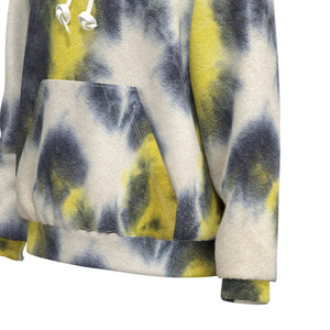 เสื้อฮู้ดผู้ชายแบบ Tie-Dye แขนยาว สวมใส่สบาย มีเชือกปรับได้ที่ฮู้ด กระเป๋าจิงโจ้ และขอบยางยืด - Product Image 4
