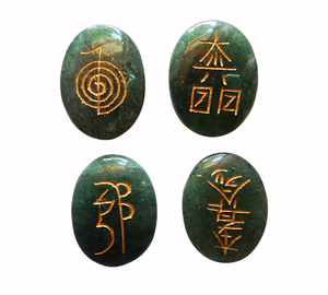 Gemstone Scolosite Engraved Reiki Worry Stone Oval <b>Set</b> Waterproof Feng Shui for Healing Wholesale Buy Online Amayra <b>Crystals</b> - Product Image 4