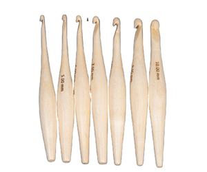 Handmade Wooden Crochet Hooks Holder Organizer Crafts Organizer <b>Sewing</b> <b>Supplies</b> Storage Various Sizes Hooks - Product Image 1